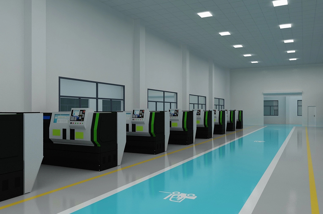 工業廠房生產車間裝修效果圖